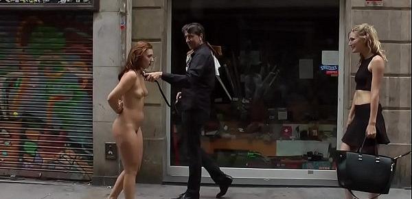  Naked Spanish slave disgraced in street